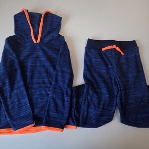 Kids Navy and Orange Bottoms